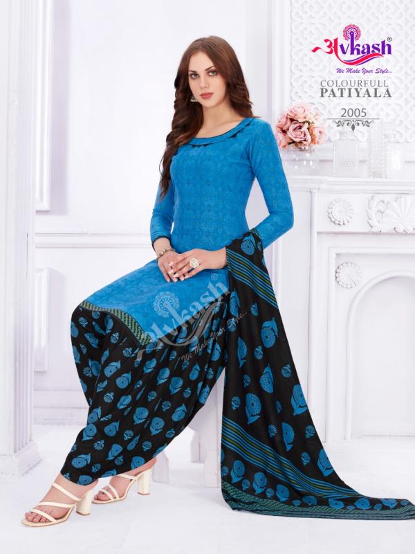 Avkash ColourFull Patiyala Vol 2 Cotton Designer Exclusive Ready made Suit